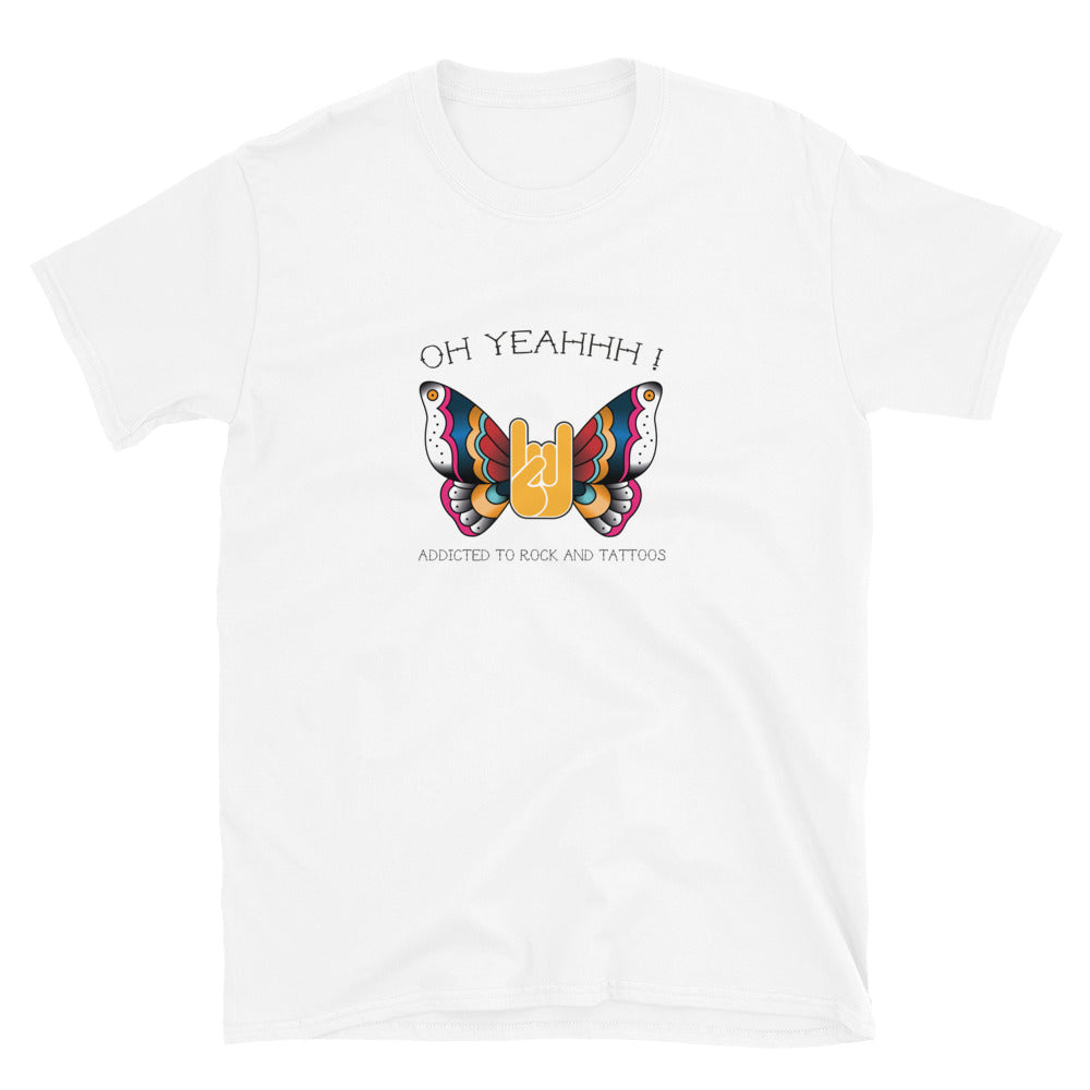 T-shirt femme, style rock, buttefly, tattoos, oh yeahhh