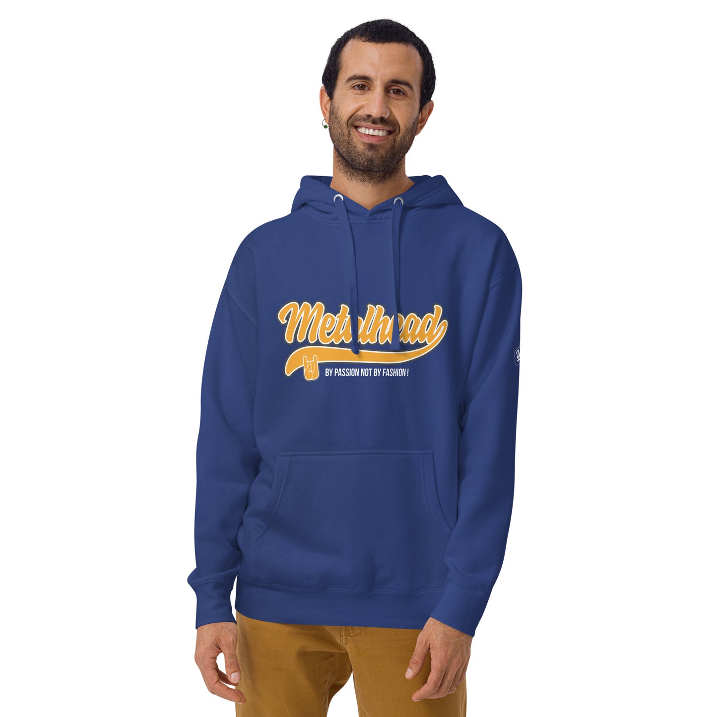 Sweat à Capuche Metalhead Yello/Blue